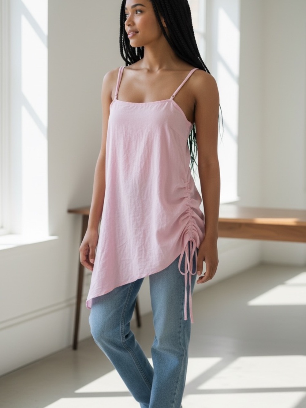 Vero Moda Light Pink Spaghetti Strap Cami
